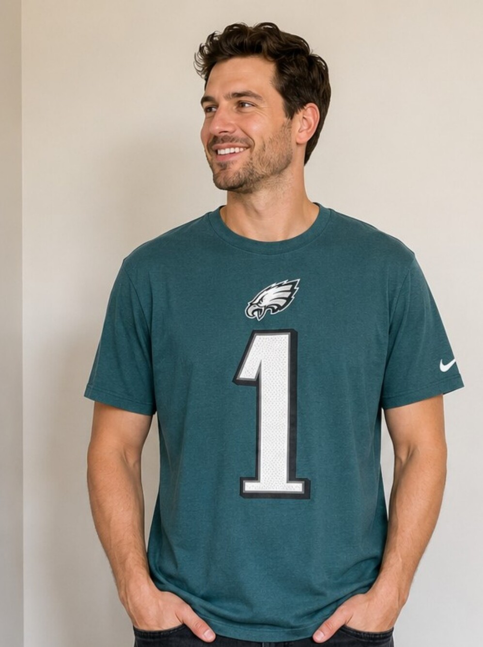 Nike Green Philadelphia Eagles Jalen Hurts Tee - Men's XL